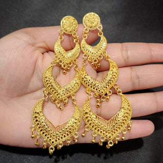 Rylee 20k Gold Plated Earrings - Luxury Collection - ECLAT INDIAN JEWELSEarringsGold