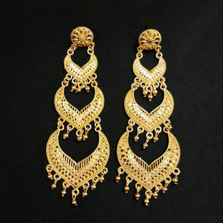 Rylee 20k Gold Plated Earrings - Luxury Collection - ECLAT INDIAN JEWELSEarringsGold