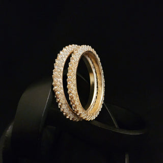 Sarina Gold Pacheli Bangles (2.4, 2.6, 2.8) - ECLAT INDIAN JEWELSBangle, Kadas & Bracelets2.6