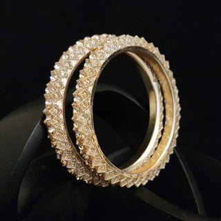 Sarina Gold Pacheli Bangles (2.4, 2.6, 2.8) - ECLAT INDIAN JEWELSBangle, Kadas & Bracelets2.6