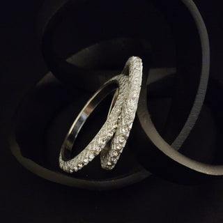 Sarina Silver Pacheli Bangles (2.4, 2.6, 2.8) - ECLAT INDIAN JEWELSBangle, Kadas & Bracelets2.6