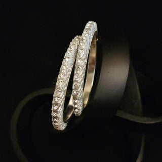 Sarina Silver Pacheli Bangles (2.4, 2.6, 2.8) - ECLAT INDIAN JEWELSBangle, Kadas & Bracelets2.6