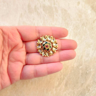 Shanaya Multicolour Adjustable Ring - ECLAT INDIAN JEWELSRingsMulticolour
