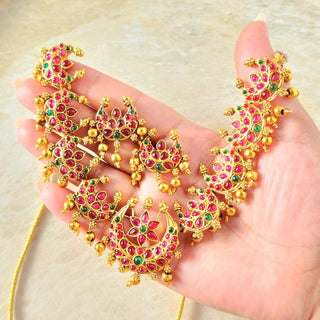 Shannon Multicolour Kemp Necklace Set - ECLAT INDIAN JEWELSNecklace SetsMulticolour