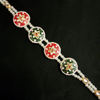 Sonya Multicolour Kundan Matha Patti - ECLAT INDIAN JEWELSMatha Patti, Sheesh PhoolMulticolour