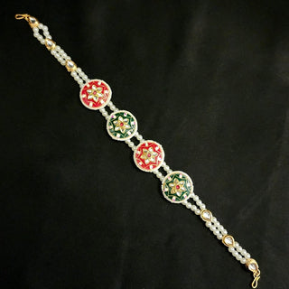 Sonya Multicolour Kundan Matha Patti - ECLAT INDIAN JEWELSMatha Patti, Sheesh PhoolMulticolour