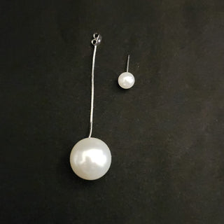 Sophia 2 - in - 1 Interchangeable White Pearl Drop Earrings - ECLAT INDIAN JEWELSEarringsWhite