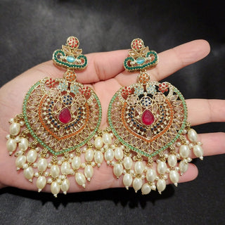 Tiffany Multicolour Polki Tikka Set - ECLAT INDIAN JEWELSTikka SetsMulticolour